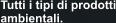 Tutti i tipi di prodotti ambientali.